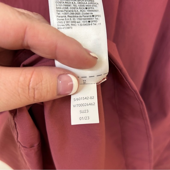 NWOT Athleta Performance Poplin Mini Dress - Picture 6 of 7